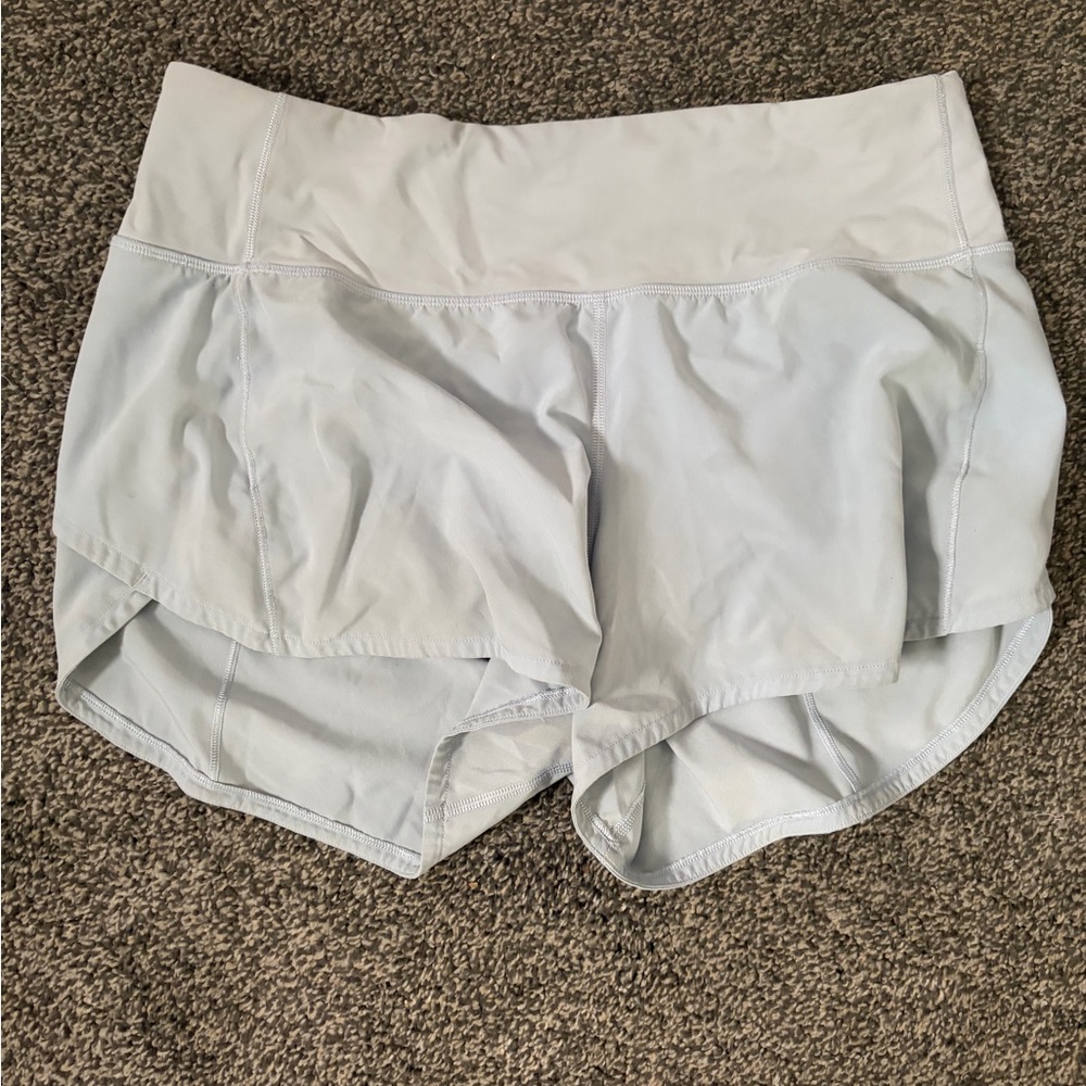 Lululemon speed up high rise Light Blue Women's Active Shorts